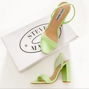 Steve Madden Cameo Sandals in Mint Green 7.5